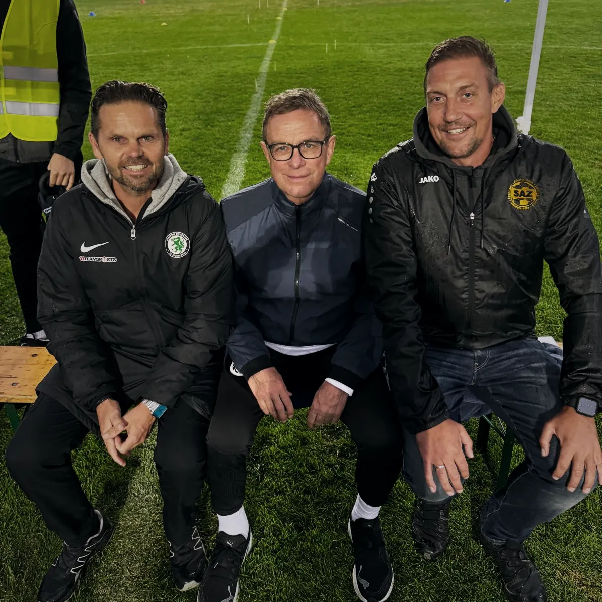 Begegnung am Fußballplatz beim ÖFB-Training für den LAZ-Standort Leibnitz